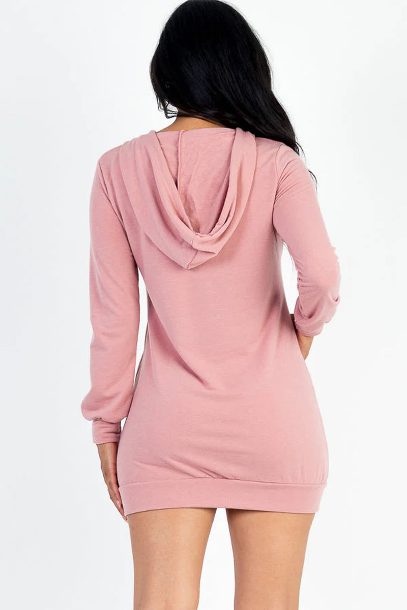 French Terry Hoodie Dress (CAPELLA)